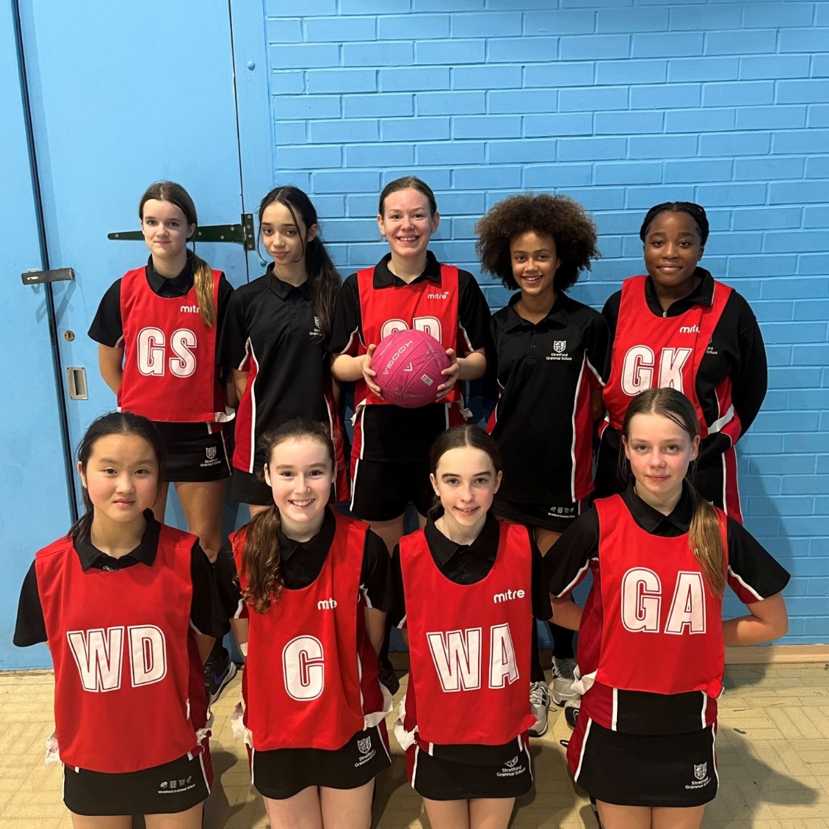 Stretford Grammar School Year 8A Netball Thursday 23rd November
